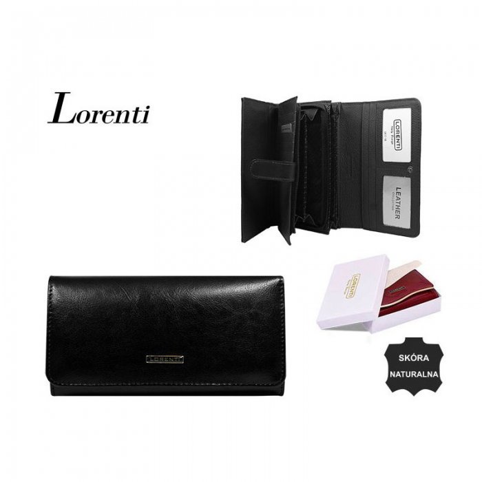 Portofel dama piele naturala Lorenti PORT411 Negru [3]
