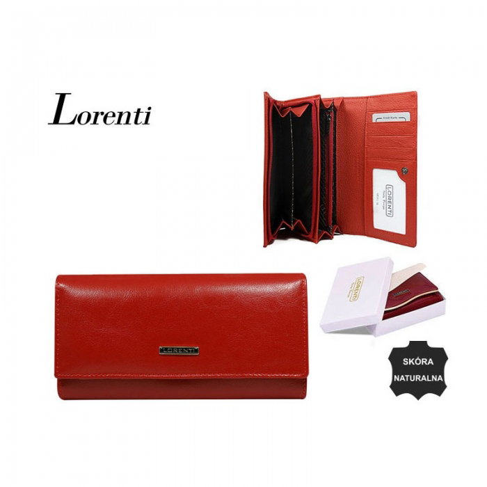 Portofel dama piele naturala Lorenti PORT414 Rosu [3]