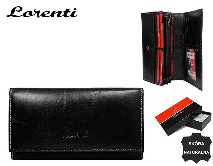 Portofel dama piele naturala Lorenti PORT417 Negru [3]