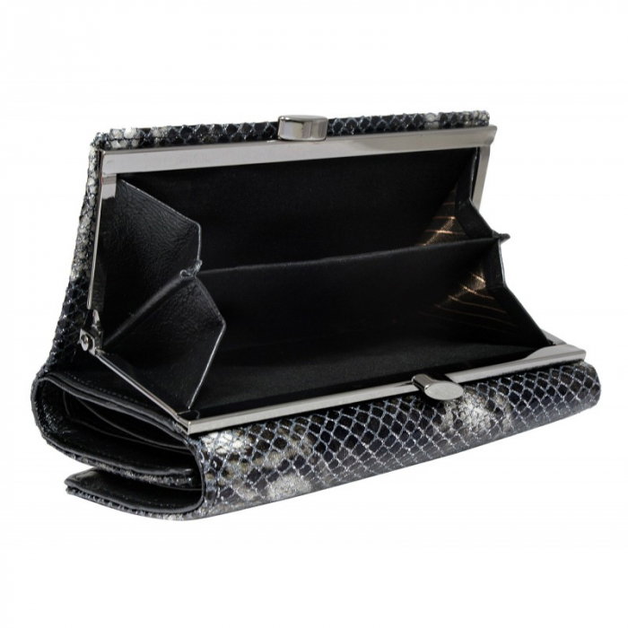 Portofel dama piele naturala Lorenti PORTG410 Rosu Piton, cu RFID [3]