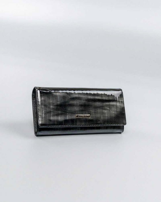 Portofel dama piele naturala Lorenti PORTG424 Gri, cu RFID [4]