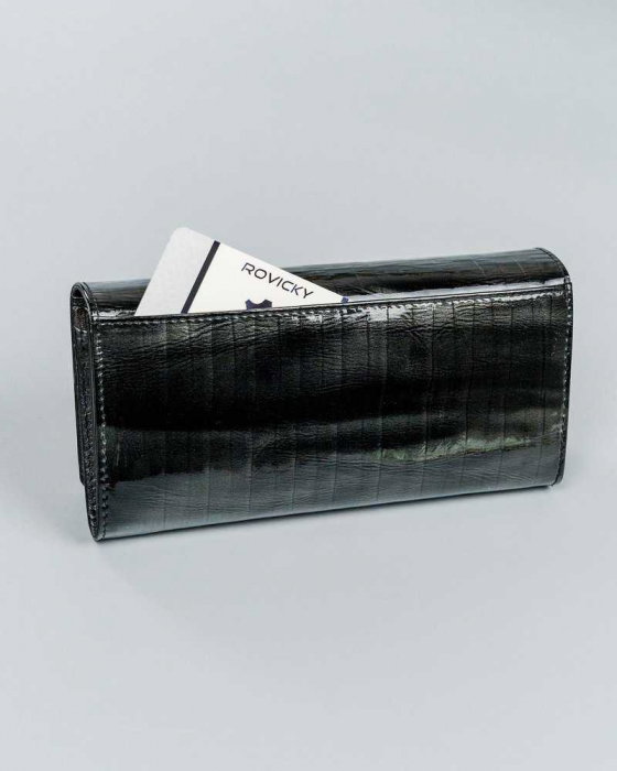 Portofel dama piele naturala Lorenti PORTG424 Gri, cu RFID [10]