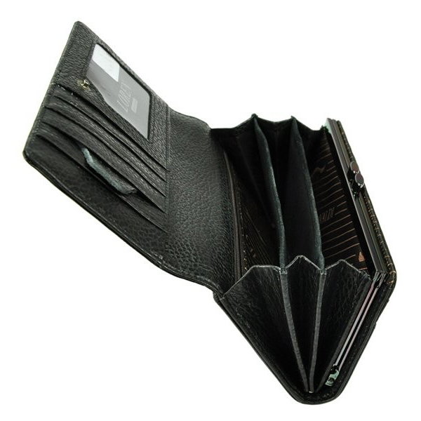 Portofel dama piele naturala negru Loren [6]