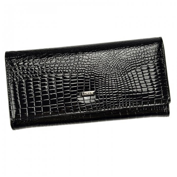 Portofel dama piele naturala negru Loren [10]