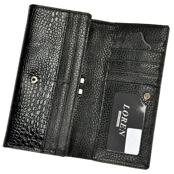 Portofel dama piele naturala negru Loren [5]