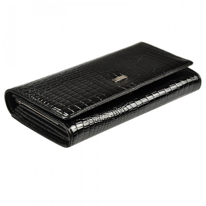 Portofel dama piele naturala negru Loren [2]