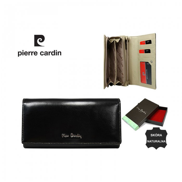 Portofel dama piele naturala Pierre Cardin PORT400 Negru [1]