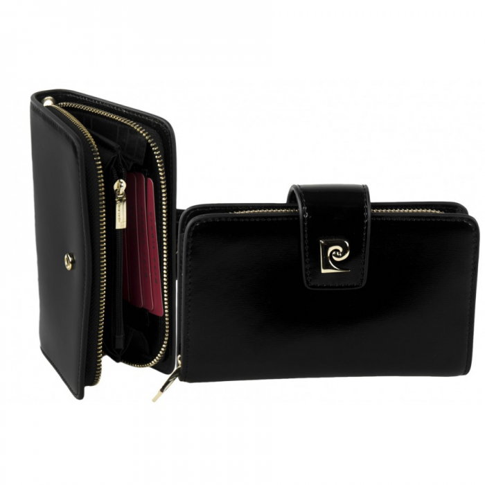 Portofel dama PORTGP6 Negru, Piele naturala [5]