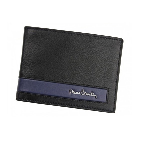 Portofel de lux din piele naturala pt. barbati Pierre Cardin PORM306 Negru [1]
