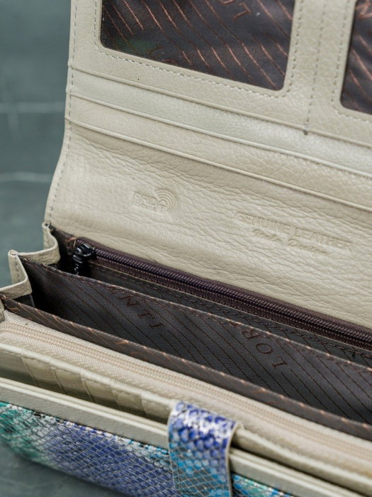 Portofel de lux pentru dama din piele naturala PORTG005 model sarpe [12]