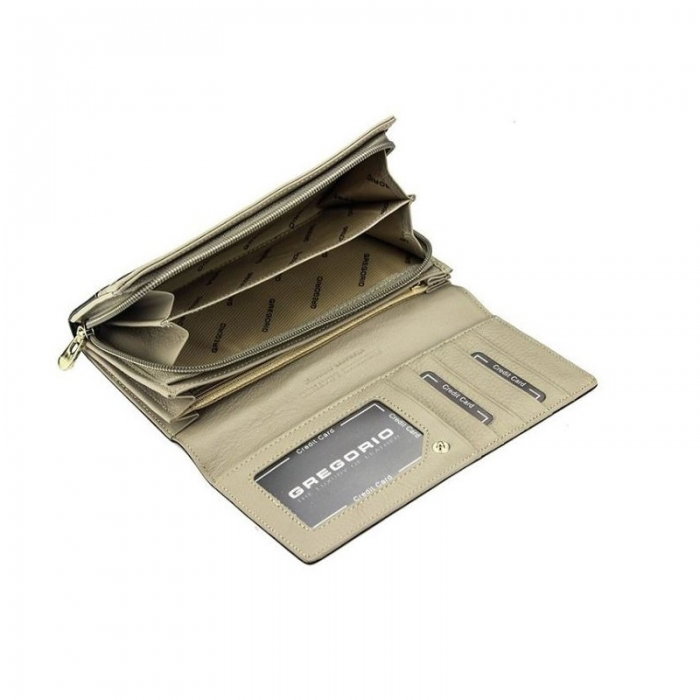 Portofel de lux pt. dama din piele naturala Gregorio PORT512 Rosu [6]