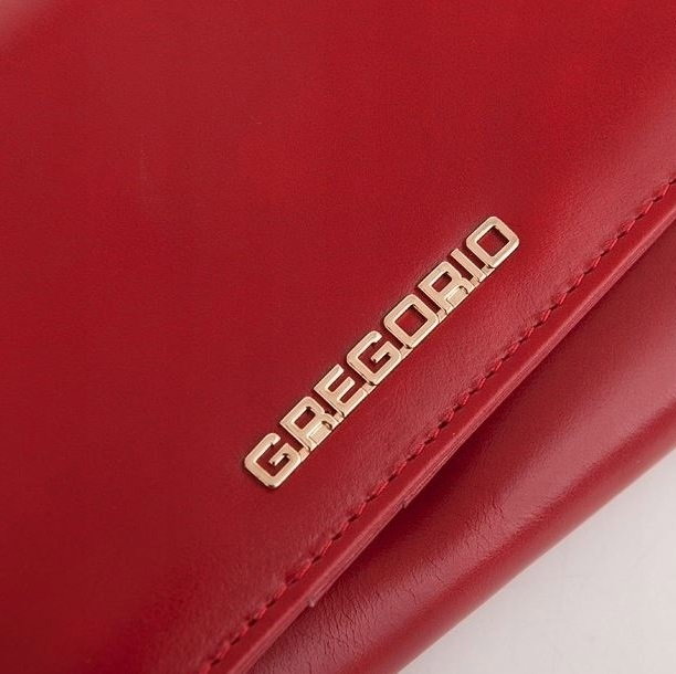 Portofel de lux pt. dama din piele naturala Gregorio PORT512 Rosu [4]