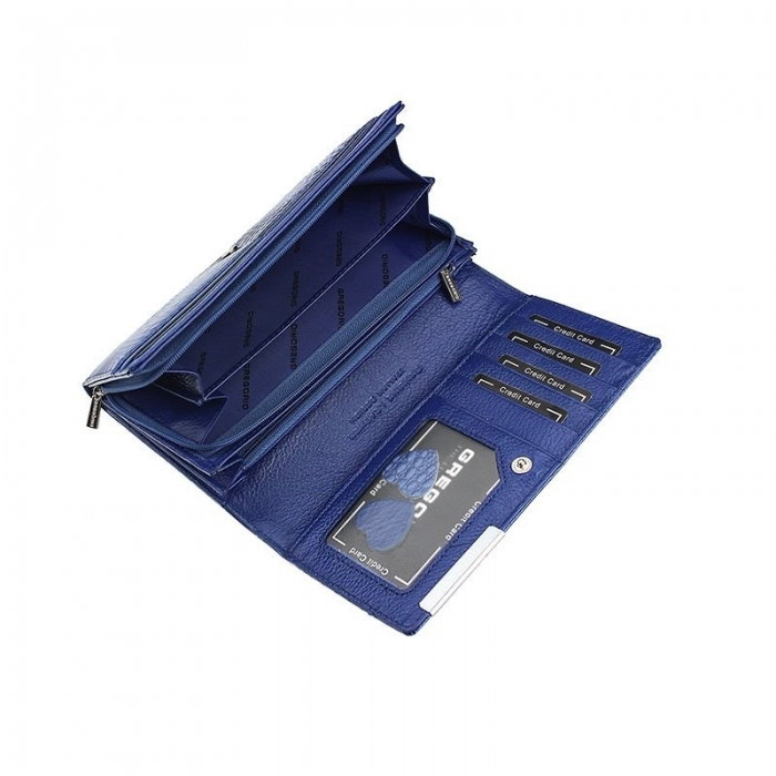 Portofel de lux pentru dama din piele naturala Gregorio PORT1002 [3]