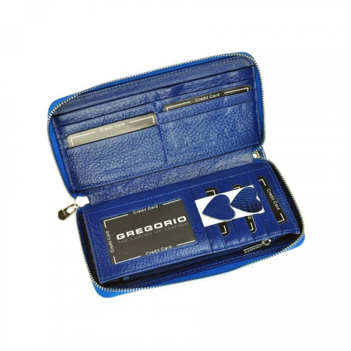 Portofel de lux pt. dama din piele naturala Gregorio PORT526 [6]