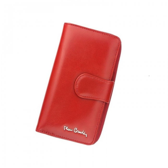 Portofel de lux pt. dama din piele naturala Pierre Cardin PORT602 Rosu [1]