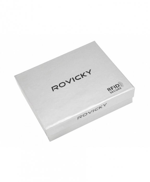 Portofel de Lux Rosu piele naturala Rovicky PORTG036 UNISEX [13]