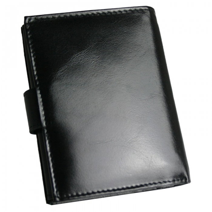Portofel din piele naturala pentru barbati Bellugio PORM551 Negru [4]