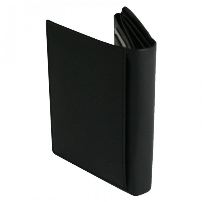 Portofel din piele naturala pentru barbati Bellugio PORM553 Negru [4]