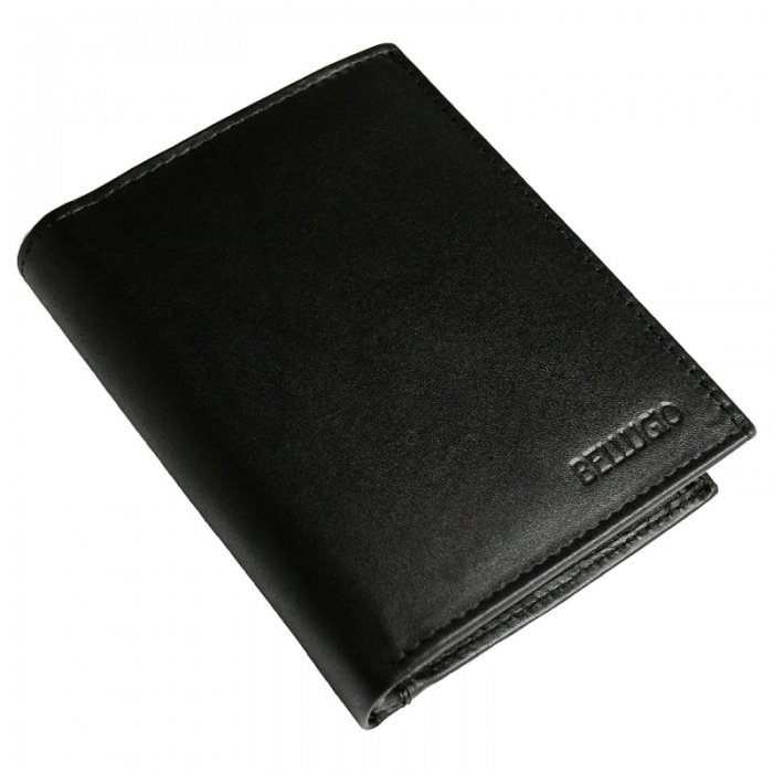 Portofel din piele naturala pentru barbati Bellugio PORM553 Negru [1]
