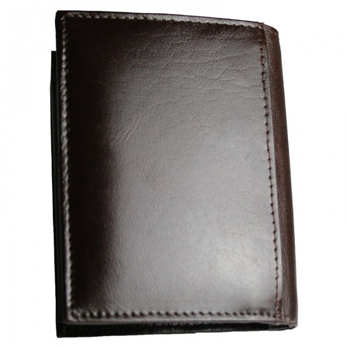 Portofel din piele naturala pentru barbati Bellugio PORM556 Maron [4]