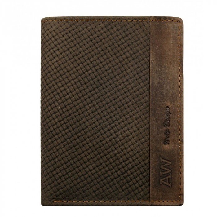 Portofel barbati, Wild, PORMG056, din piele naturala, Maro [1]