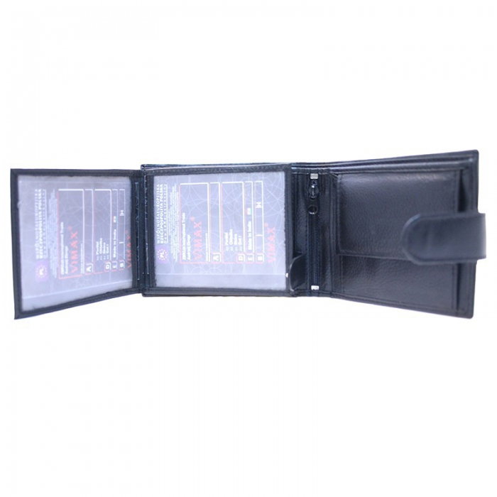 Portofel din piele naturala pentru barbati Vimax PORM554 Negru [3]