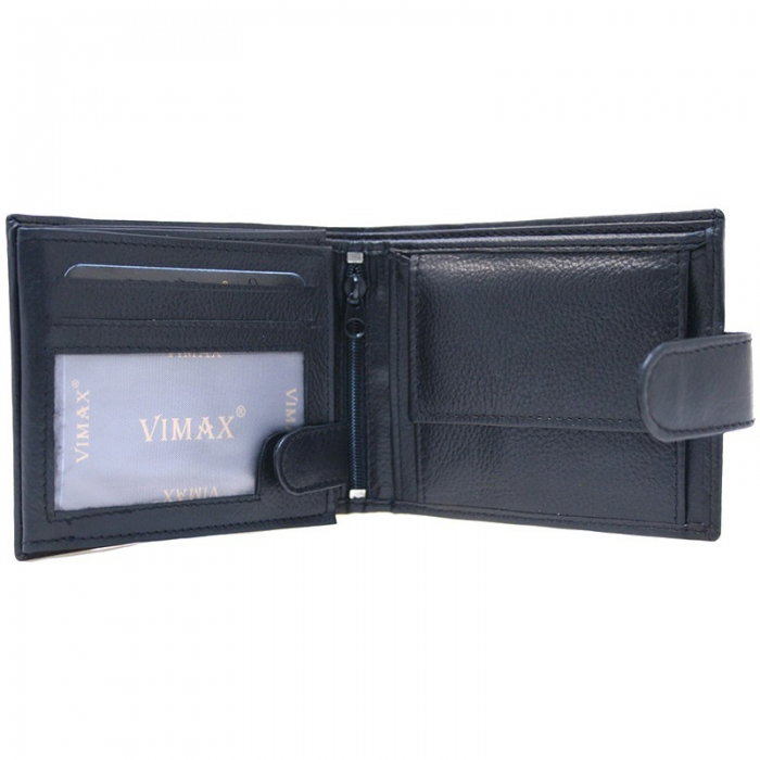 Portofel din piele naturala pentru barbati Vimax PORM554 Negru [2]