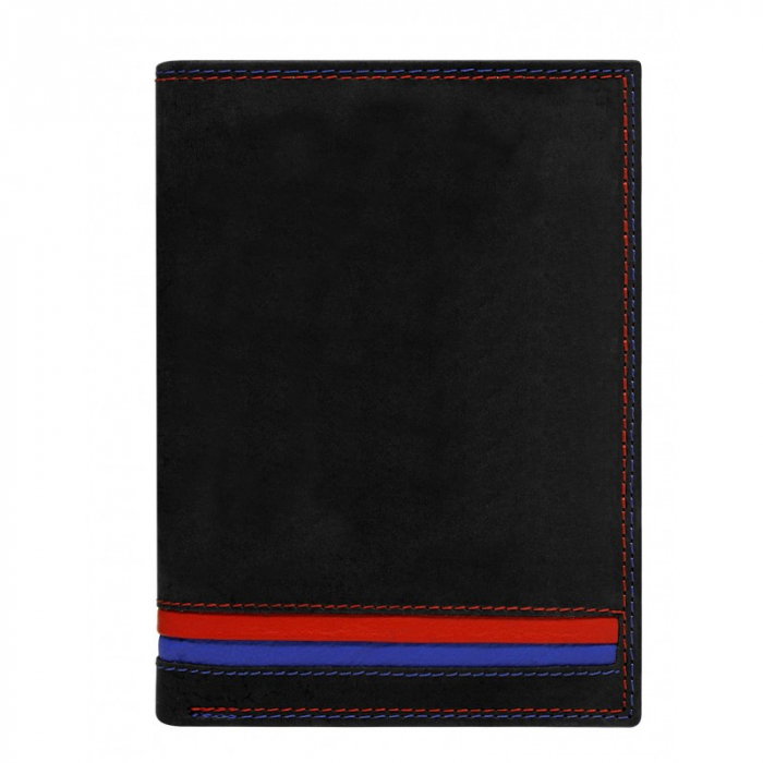 Portofel barbati, PORMG103, din piele naturala, in culorile clubului Steaua Bucuresti (FCSB) [1]