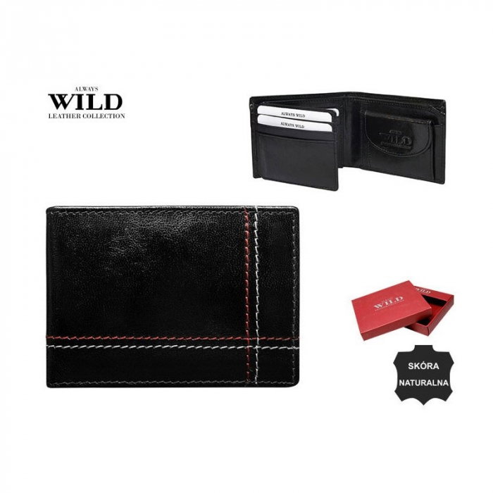 Portofel minimalist din piele naturala PORMG051 [3]