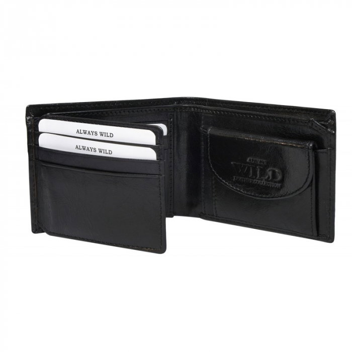 Portofel minimalist din piele naturala PORMG051 [2]