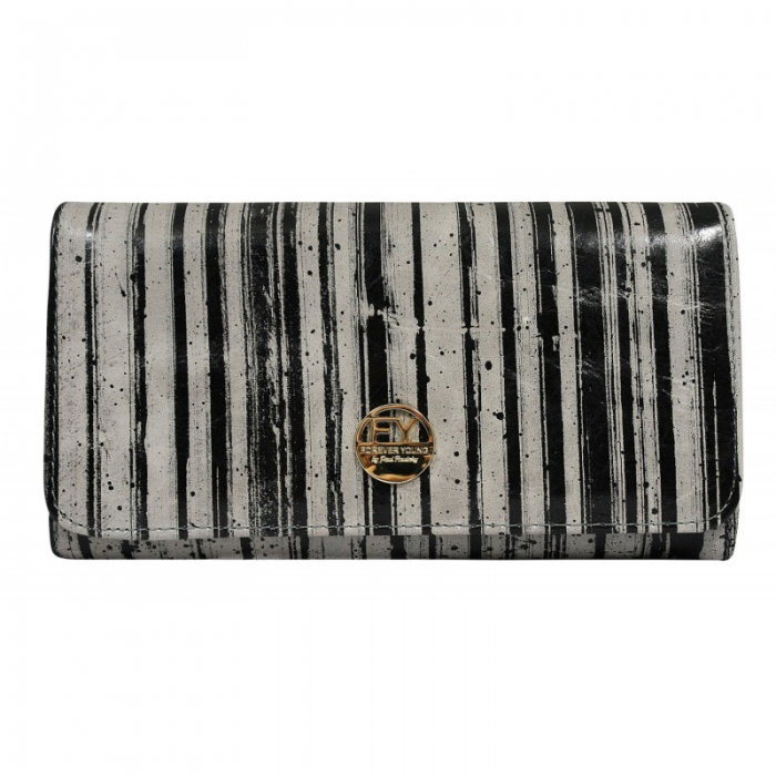 Portofel piele dungat (zebra) pentru femei - Forever Young Forever Young PORT620 [1]