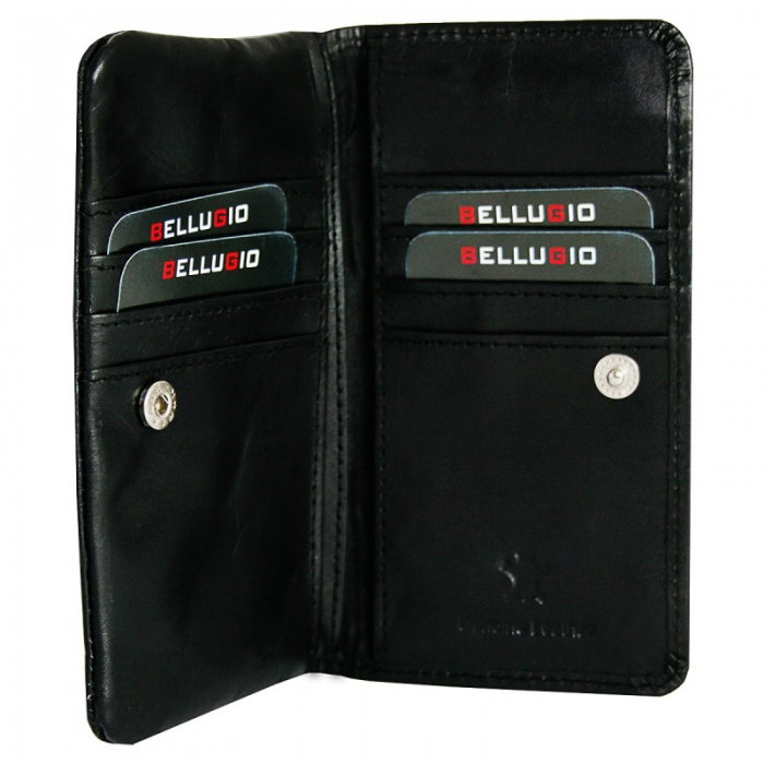 Portofel plat pentru dama din piele naturala Bellugio PORTZ004  [2]