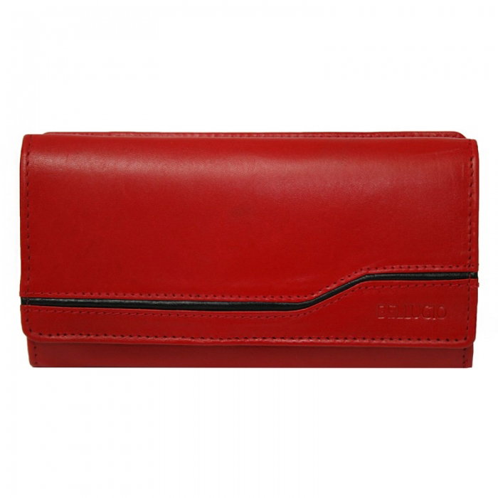 Portofel plat pentru dama din piele naturala  Bellugio PORTZ009 [1]