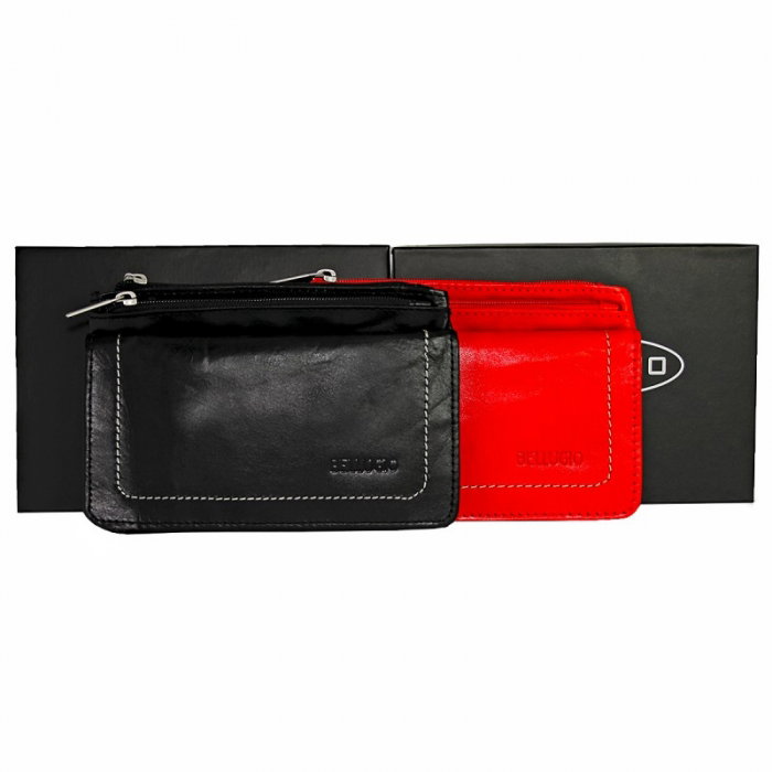 Portofel plat pentru dama din piele naturala PORTZ011 [4]