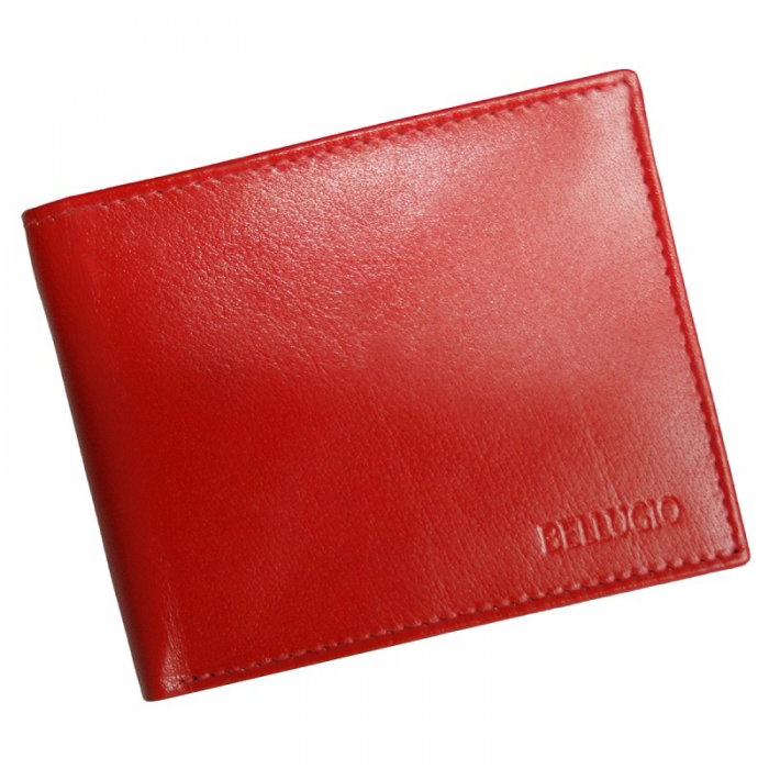 Portofel de Lux Rosu piele naturala Bellugio PORM900 UNISEX [1]