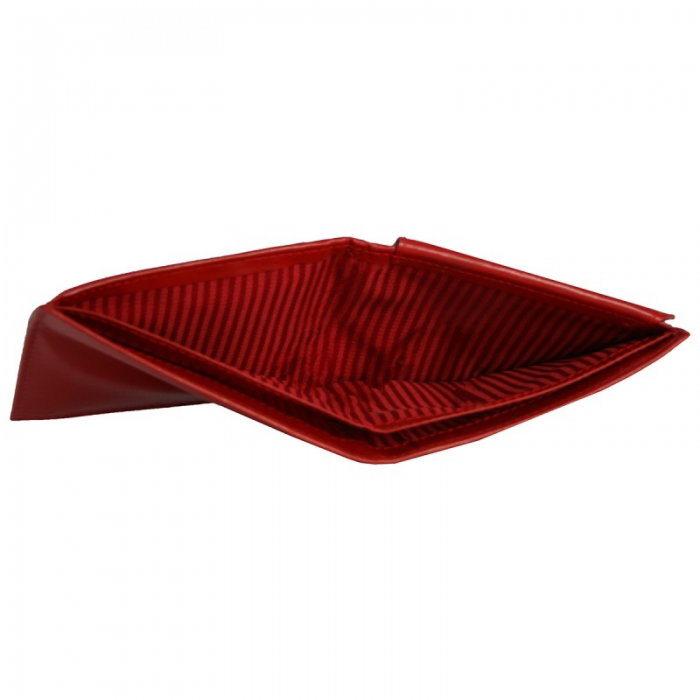 Portofel de Lux Rosu piele naturala Bellugio PORM900 UNISEX [4]