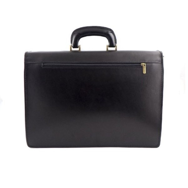 Servieta din piele naturala incapatoare marca Rovicky, Made in Italy - GEA400 [3]