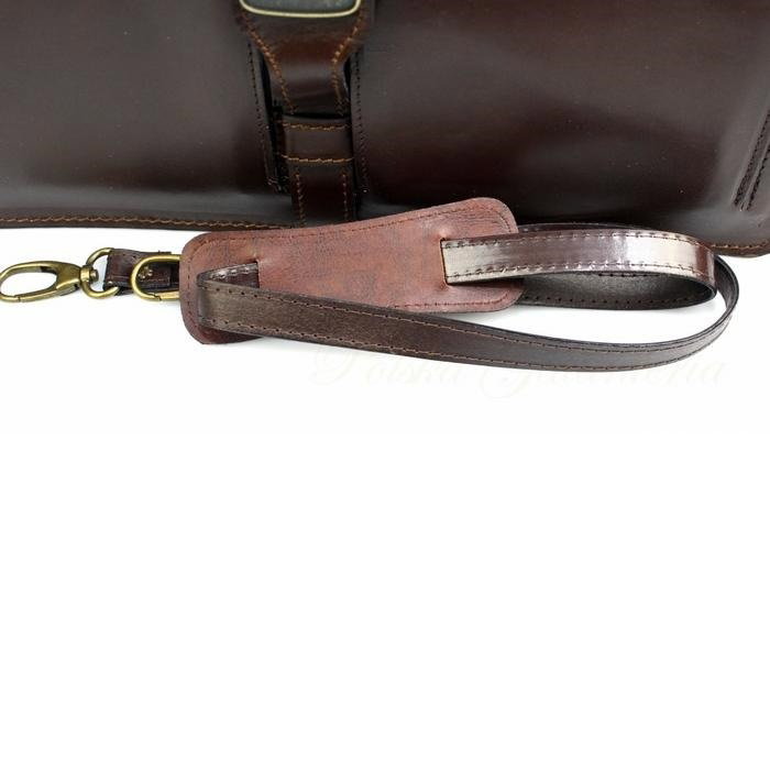 Servieta din piele naturala incapatoare marca Rovicky [5]