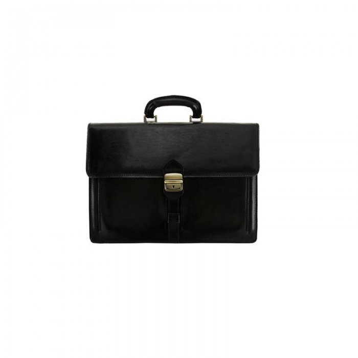 Servieta din piele naturala incapatoare marca Rovicky, Made in Italy - GEA405 [1]