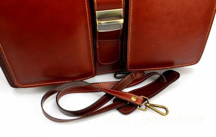 Servieta din piele naturala incapatoare marca Rovicky, Made in Italy - GEA407 [6]