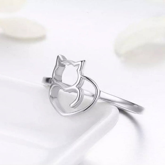 Set argint 925 cu pisicute iubitoare [2]