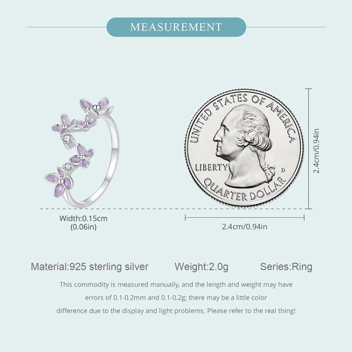 Set argint cu flori de liliac [7]