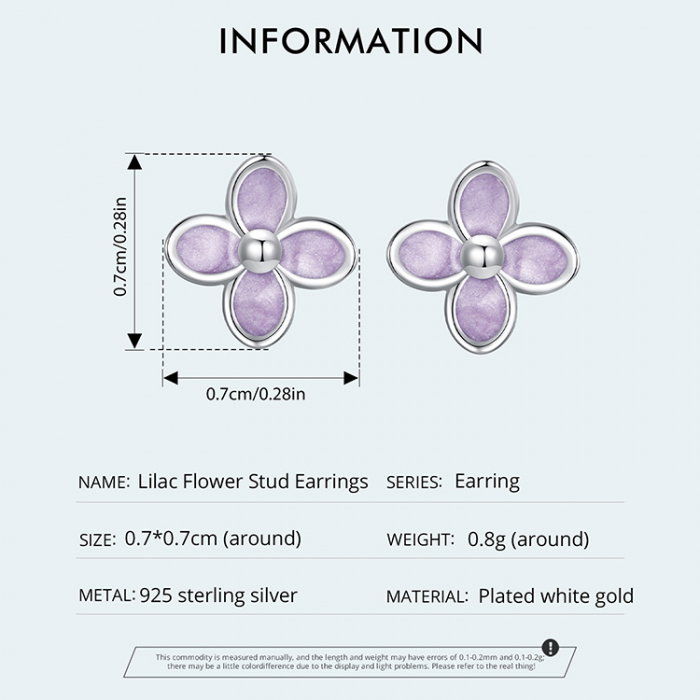 Set argint cu flori de liliac [5]