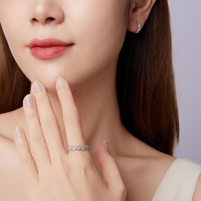 Set argint cu margarete [14]