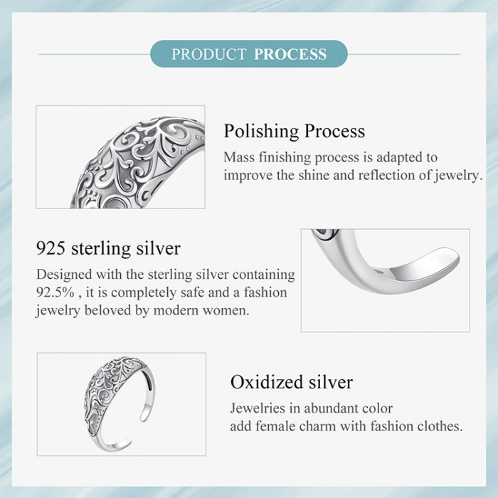 Set argint cu model floral [14]