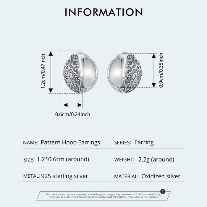 Set argint cu model floral [12]