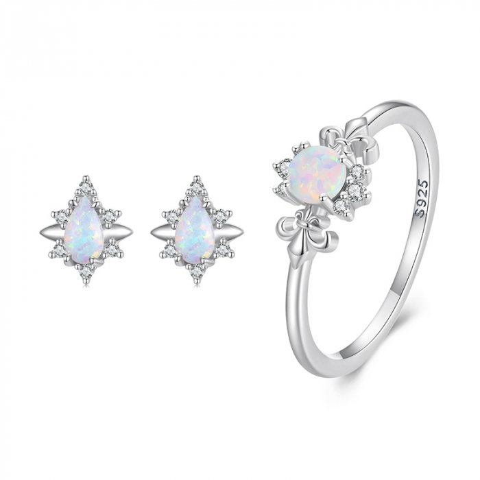 Set argint cu opal [4]