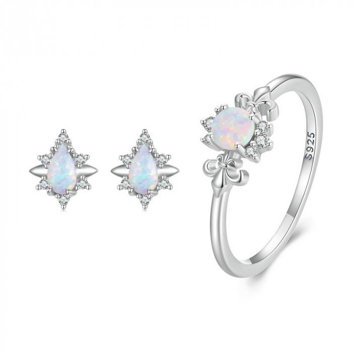 Set argint cu opal [1]