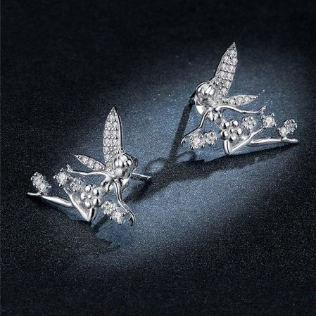 Set argint cu zane si flori [8]