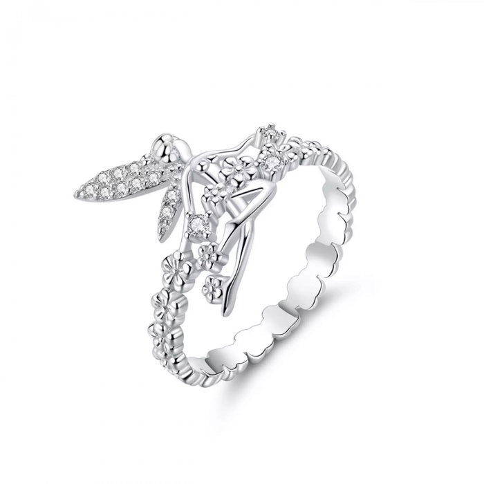 Set argint cu zane si flori [10]